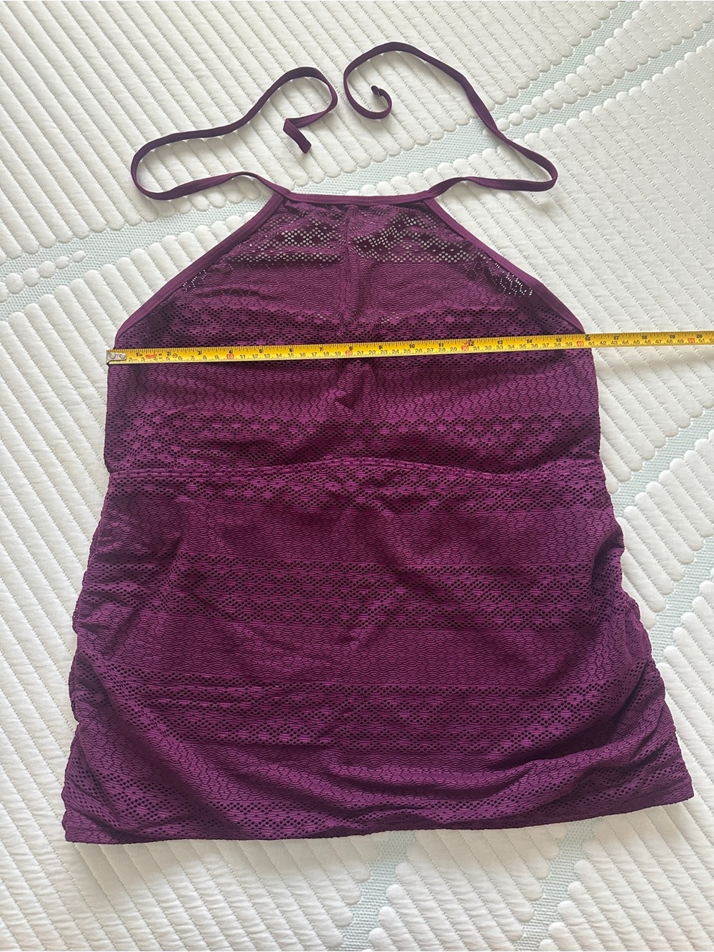 Apt. 9 Plum Lace Halter Bathing Suit